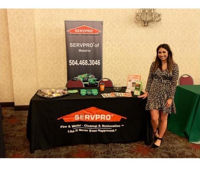Marketing Representative Shelby Clement at the Apartment Association Of Greater New Orleans Trade Show 